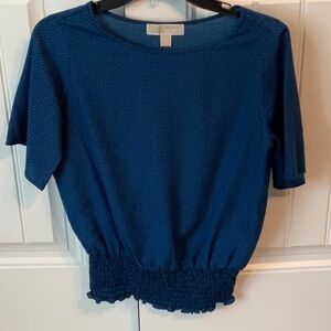 Michael Kors ruched waist blouse